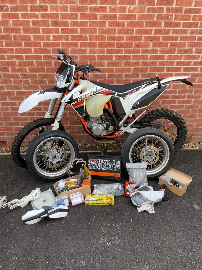 Ktm exc 450 with supermoto wheels | in 